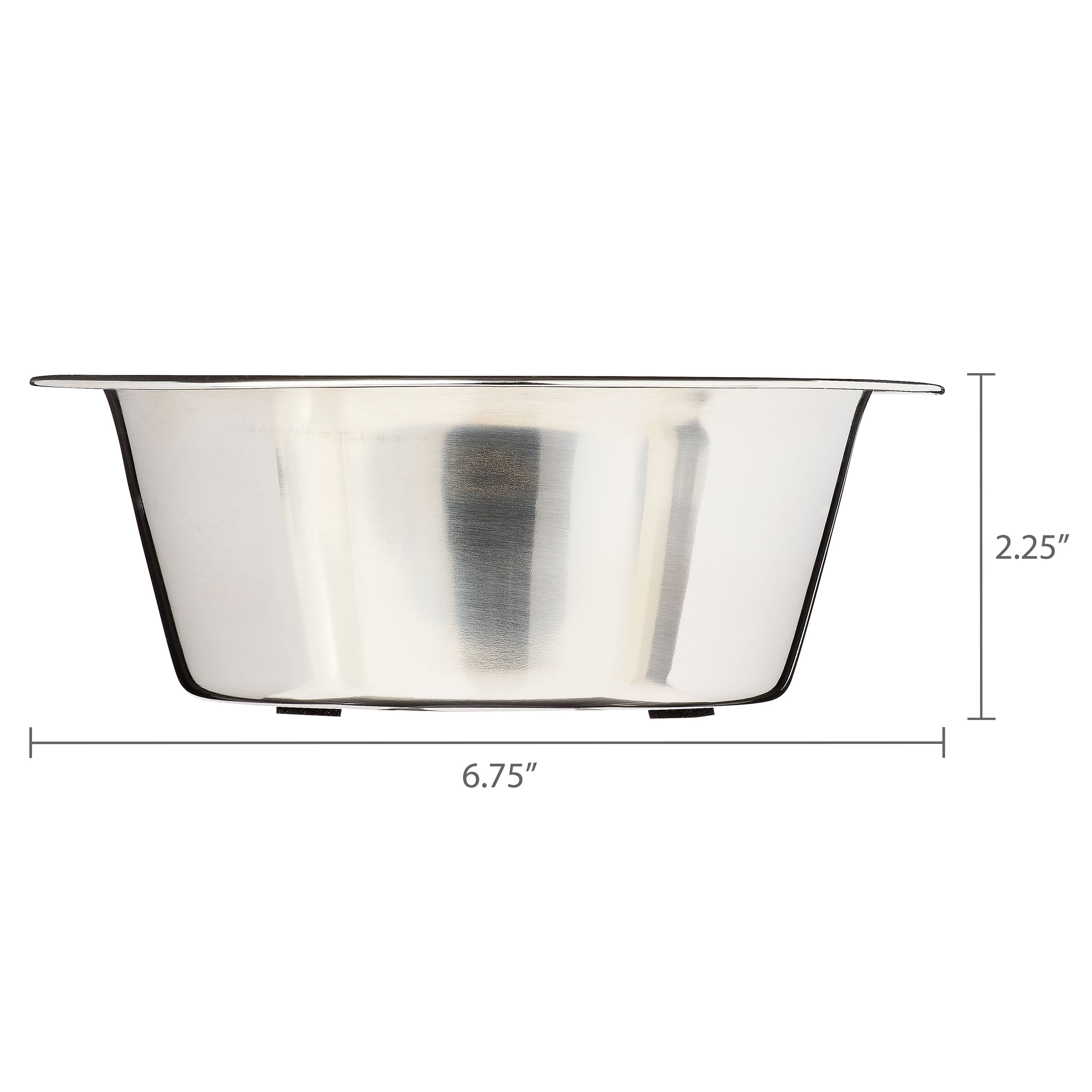 Stainless Steel Paw & Beads Imprint Dog Bowl Small - Image 5