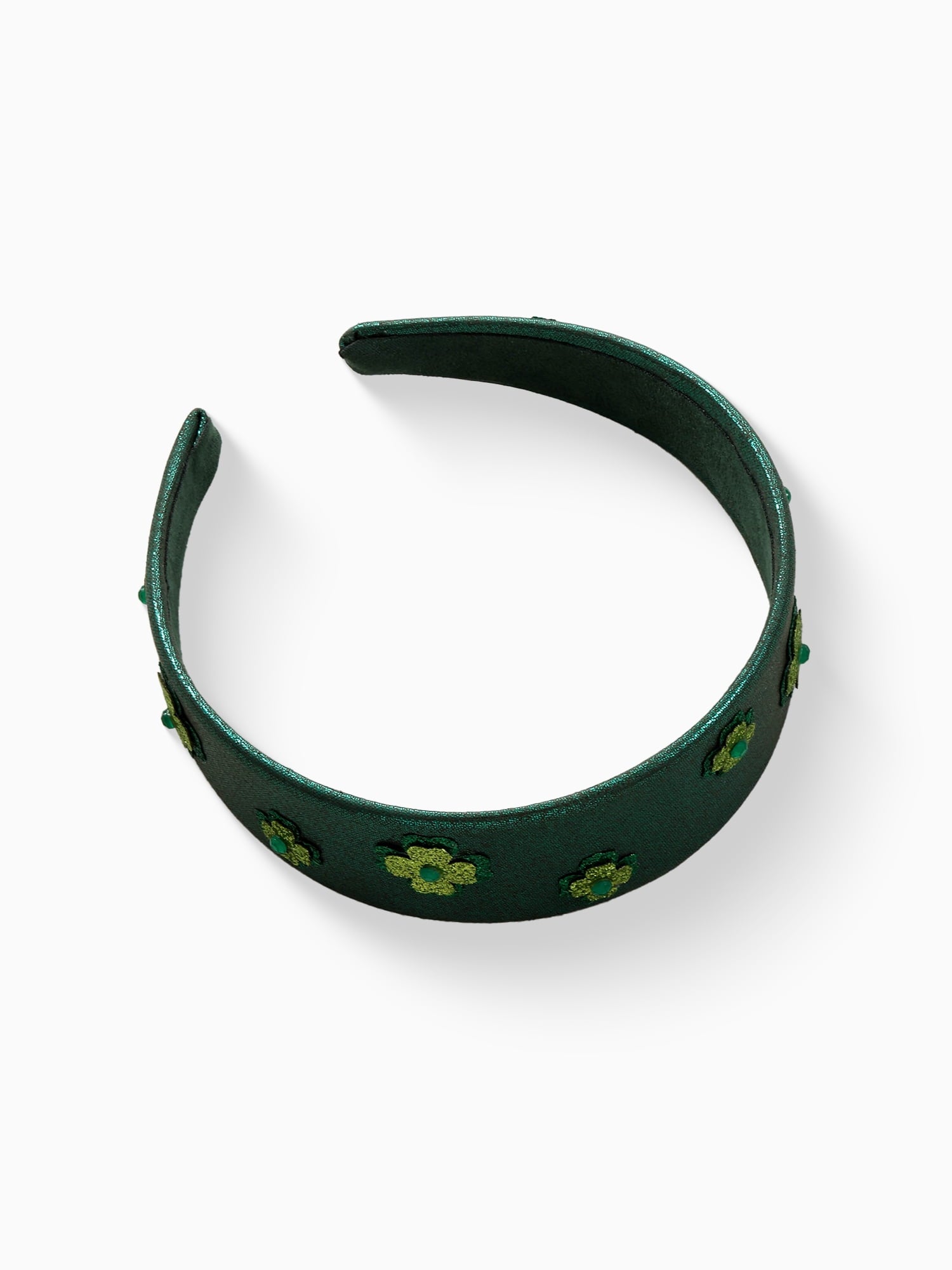 St. Patrick's Day&nbsp;Multicolor Glittery Shamrock Headband, 1 Piece - Image 4
