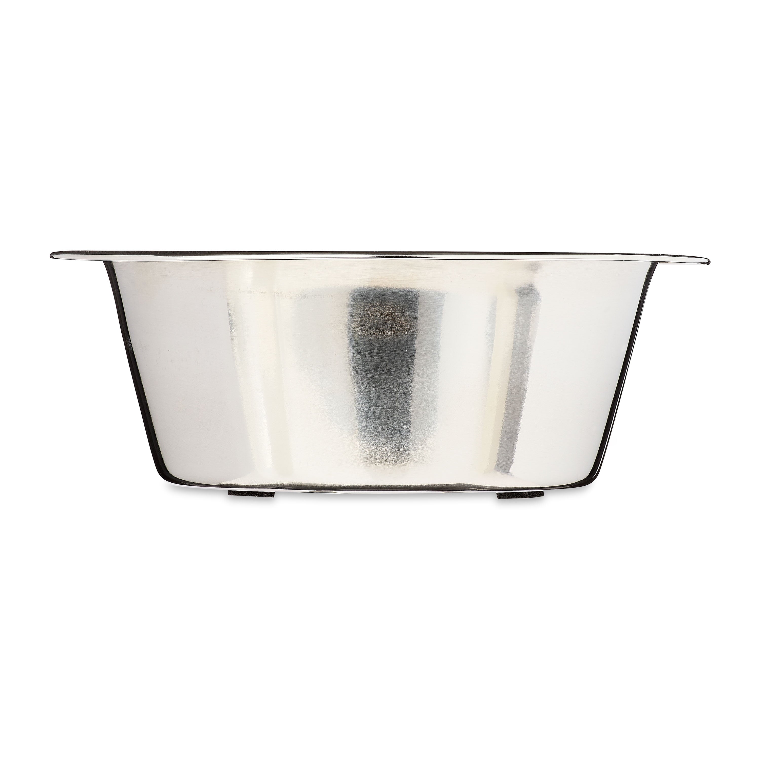 Stainless Steel Paw & Beads Imprint Dog Bowl Small - Image 3