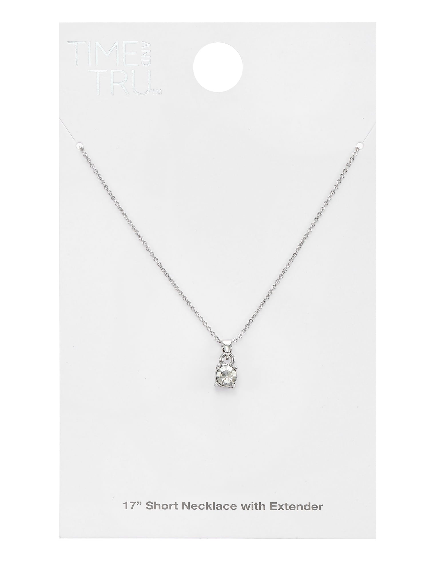 Women's Solitaire Pendant Necklace - Image 4