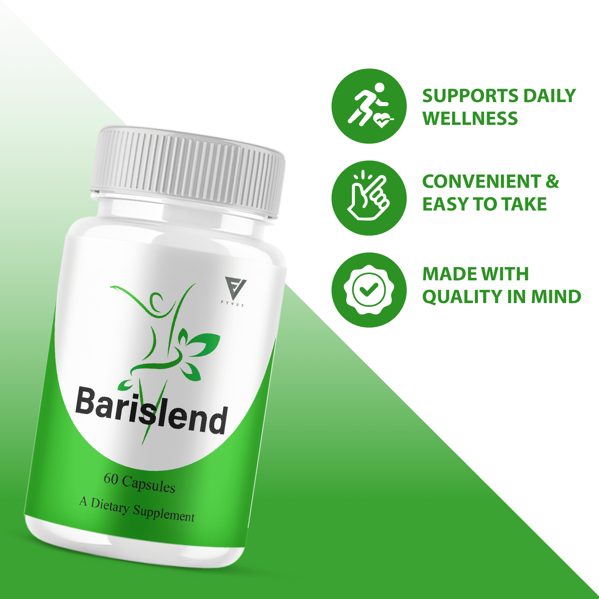 (2 Pack) Barislend Advanced Formula Bari Slend Capsules, Barislends Premium Wellness Supplement Formulated for Overal... - Image 3