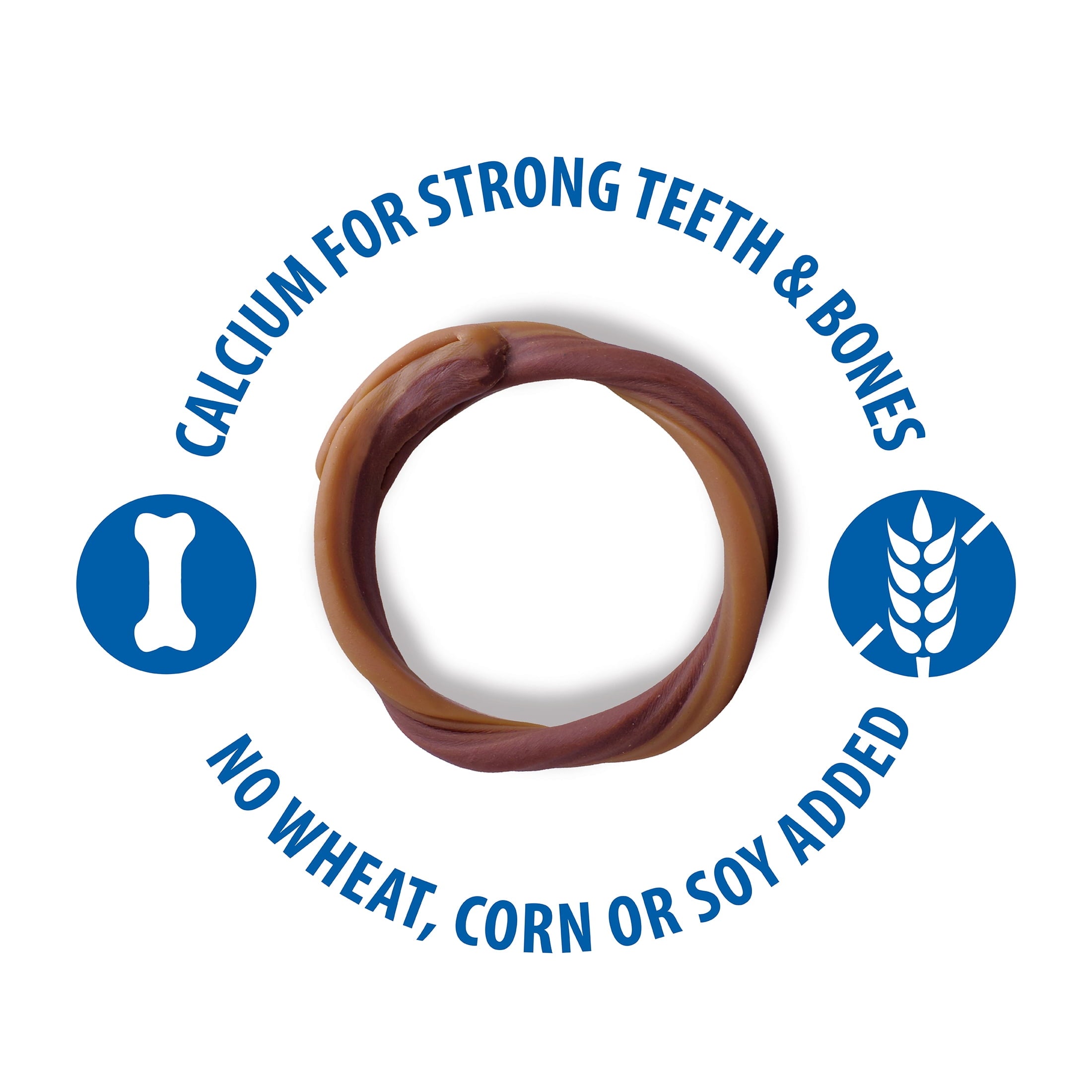 Puppy Teething Rings Peanut Butter Flavor, 10 Treats, 12 oz, Dried Chew Treats for Dogs - Image 4