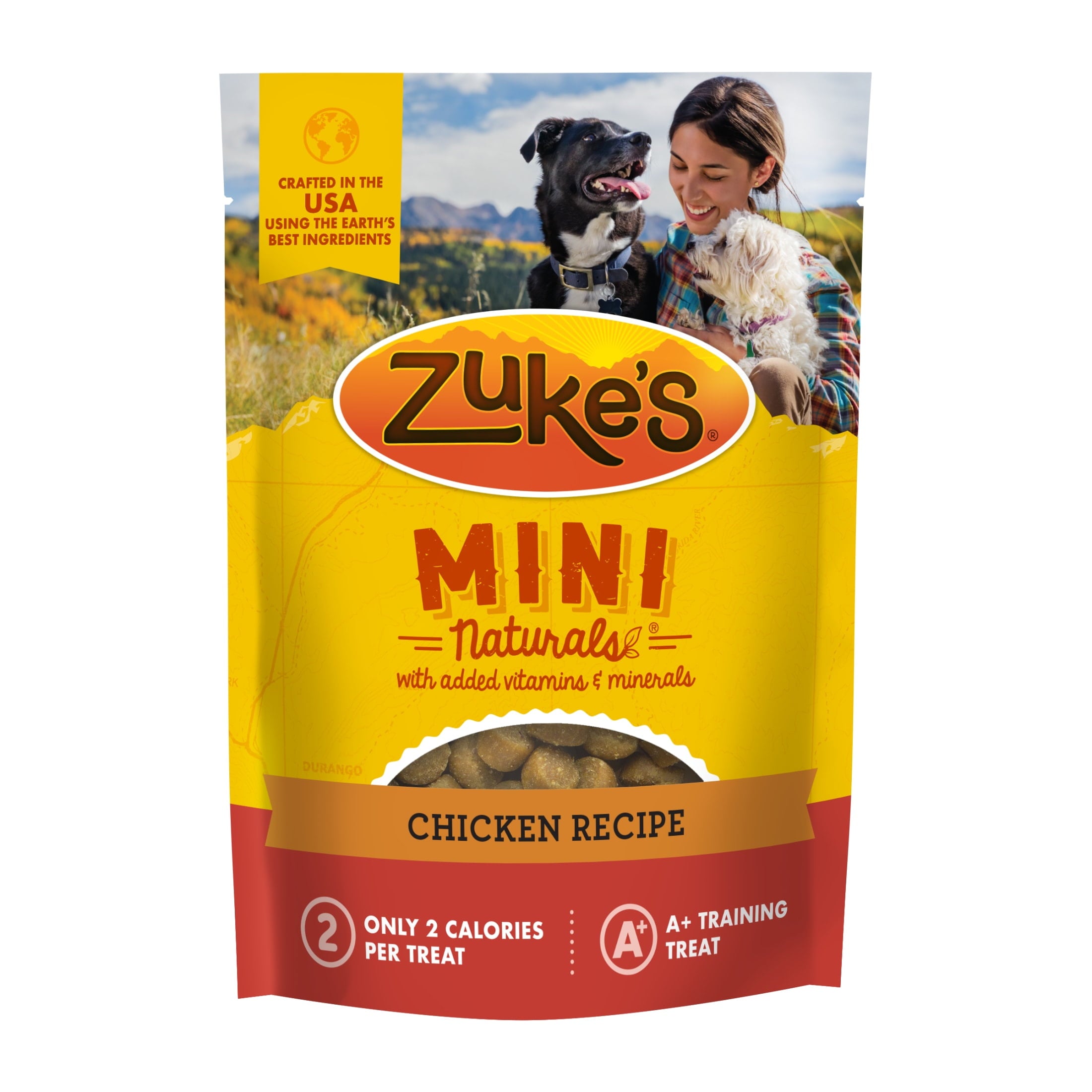 Zuke’s Mini Naturals Dog Training Treat Bites, Soft, Chewy, And Natural Bag Of Treats For Dogs, Chicken Recipe