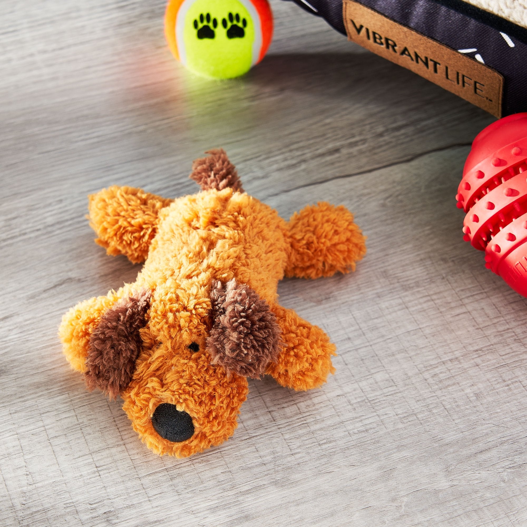 Vibrant Life Cozy Buddy Floppy Dog Toy, Chew Level 1 - Image 2