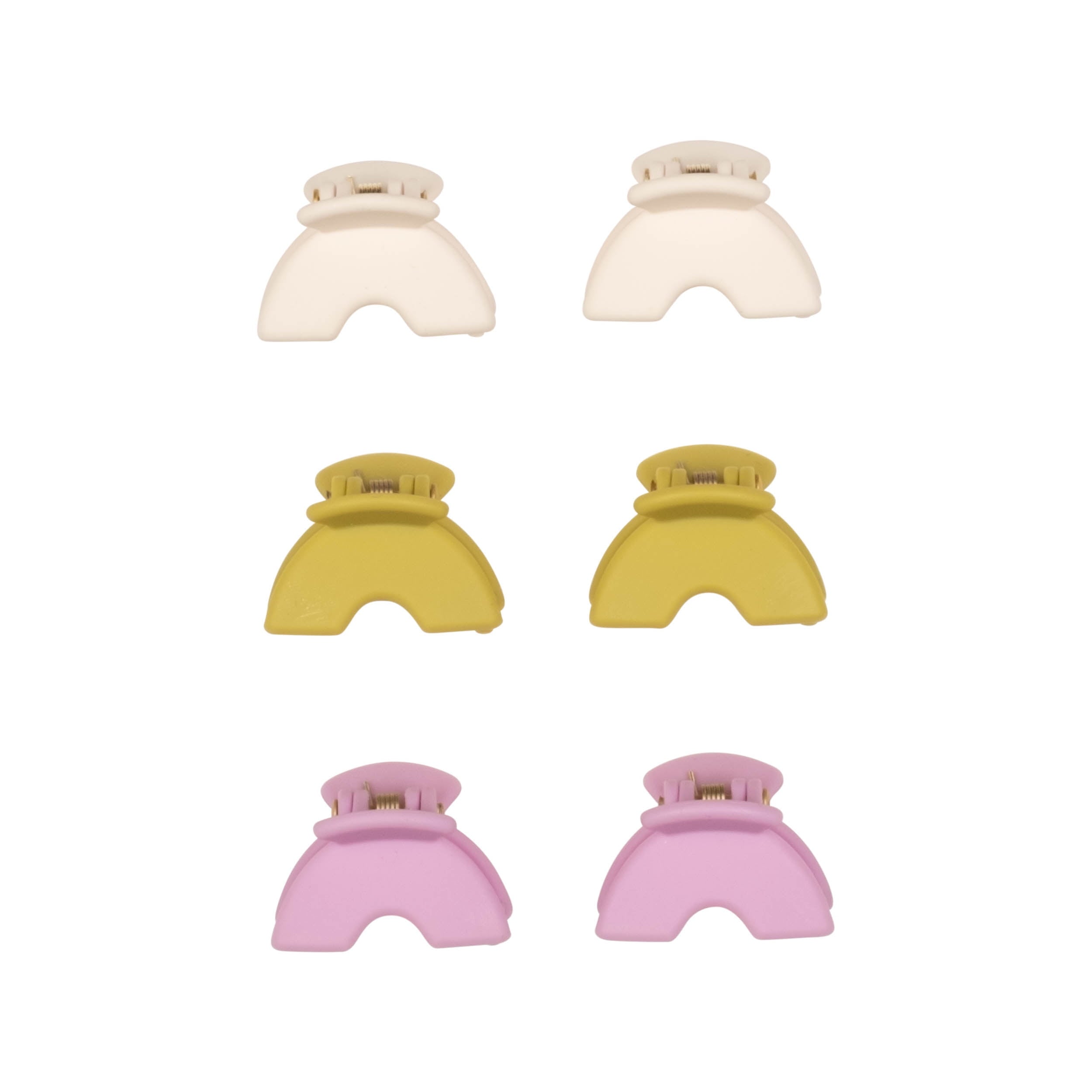 Tru x Maeberry Small Claw Clips, Trendy Hair Accessories for Women & Girls, 6 Ct - Image 2