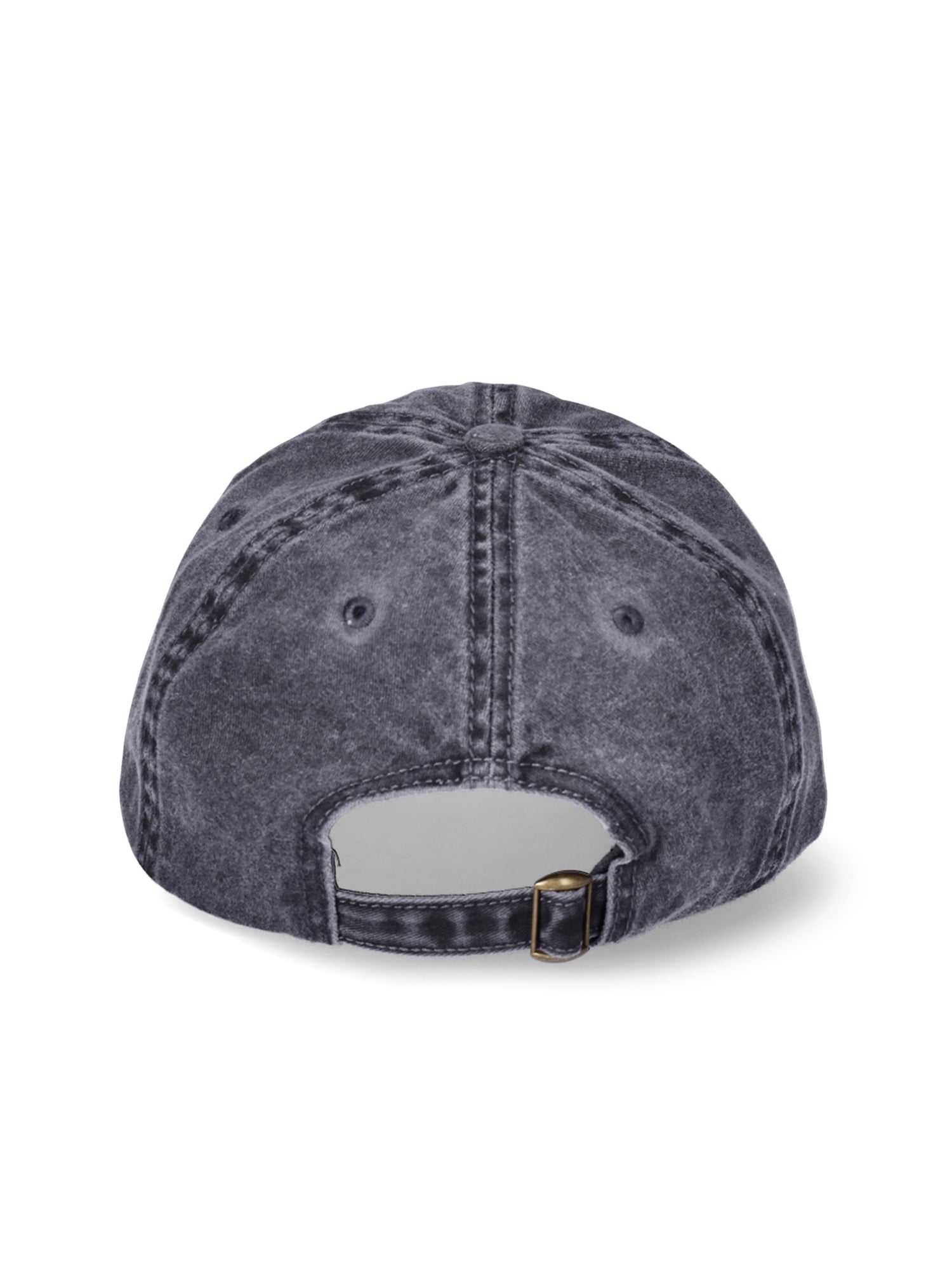Women's Washed Cotton Twill Baseball Hat, Black Soot - Image 2