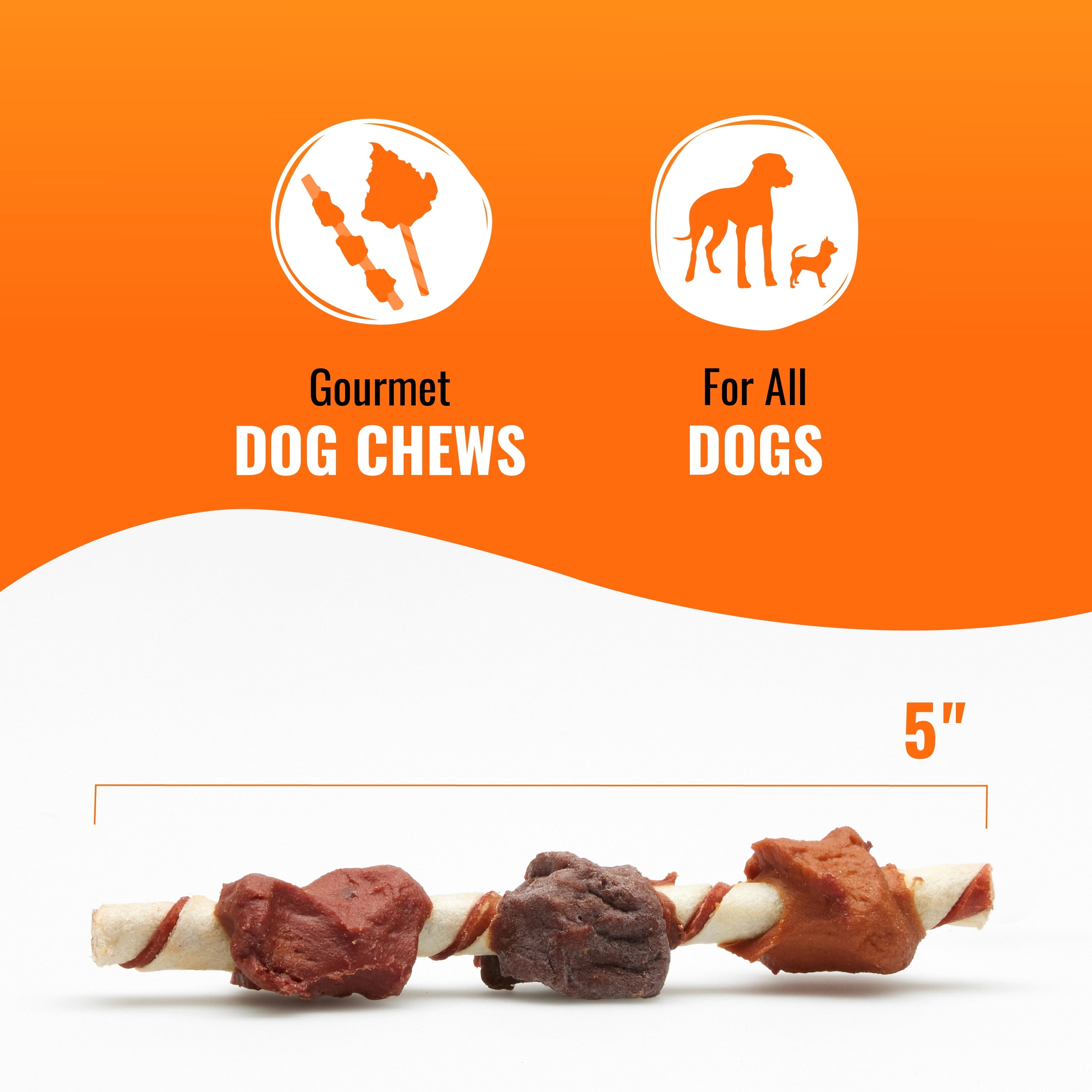 Triple Flavor Kabobs, Rawhide Chews for All Dogs, 12 oz - Image 4