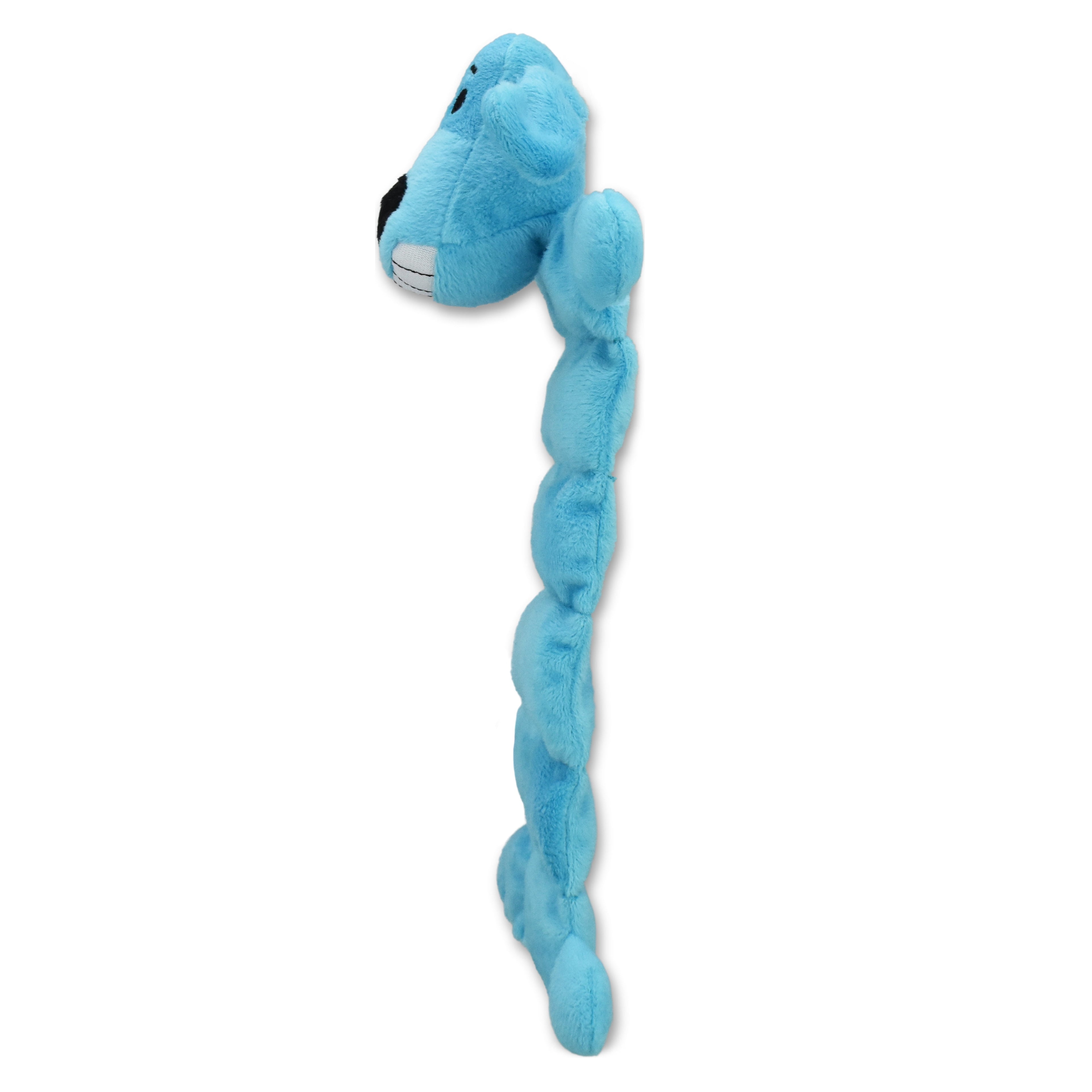 Smiling Loofa Mat Plush Dog Toy, 12 inches Long, 13 Squeakers - Image 3